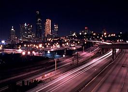 都市夜景圖片