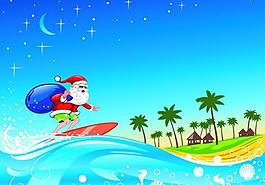 圣誕節雪景圖片