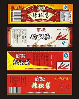 辣椒醬標簽圖片