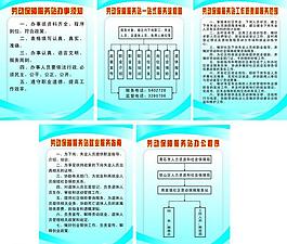 勞動(dòng)保障服務(wù)站制度牌圖片