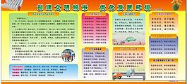 文明社區(qū)宣傳欄圖片