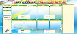 工程室質量信息墻圖片