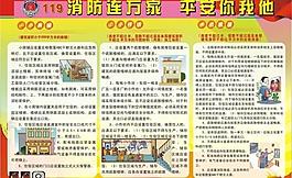 消防宣傳欄圖片