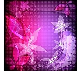 時(shí)尚夢(mèng)幻花紋花朵背景圖片