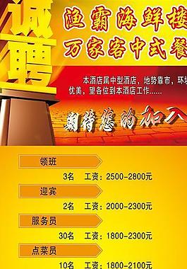 易拉寶招聘圖片