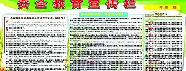 安全教育宣传栏图片