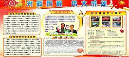 建黨90周年板報圖片