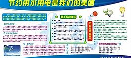 节约用水橱窗板报图片