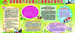 人口普查板報(bào)圖片