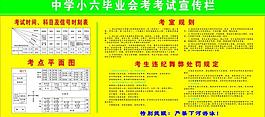 会考考试宣传栏图片