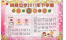 光荣榜图片