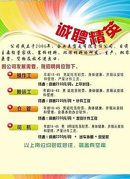 公司招聘背景图片