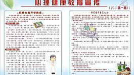 心理健康宣傳欄圖片