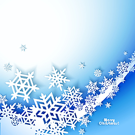 白色雪花EPS矢量素材