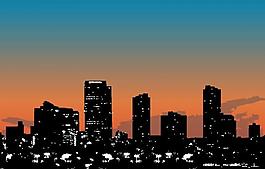 城市剪影图片