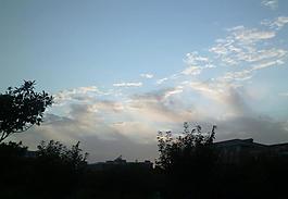 剪影风景图片