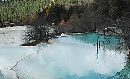 山水剪影圖片