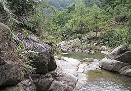 山水剪影圖片