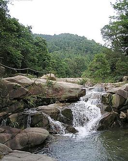 山水剪影圖片