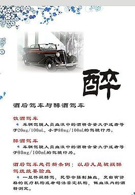 酒后驾车与醉酒驾车区分图片
