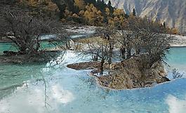 山水剪影圖片