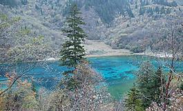 山水剪影圖片