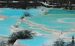山水剪影圖片