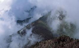 山水剪影图片