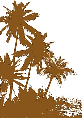 夏季椰树