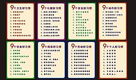幼兒園良好行為習慣圖片