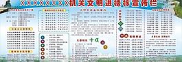 文明進樓棟宣傳欄圖片
