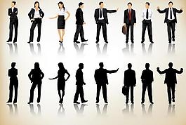 商務(wù)人物剪影圖片