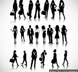 商務(wù)人物剪影圖片