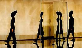 個性人物剪影圖片