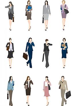 商務(wù)人物剪影圖片