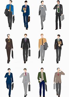 商務(wù)人物剪影圖片