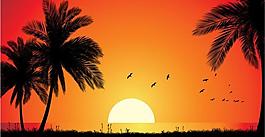 夕陽圖片