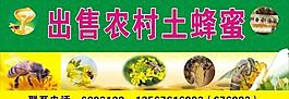 出售农村土蜜蜂广告牌图片