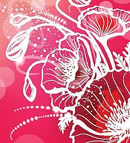绚丽花纹背景图片