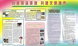 創和諧環境 共建文明城市圖片