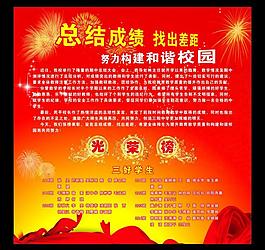 中學(xué)期中宣傳欄圖片