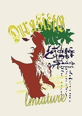 潑墨美女圖片
