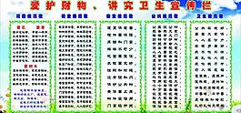 愛護財物 講究衛生宣傳欄圖片
