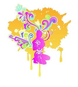 時(shí)尚花紋圖片