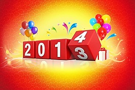 2014 新年素材素材下載