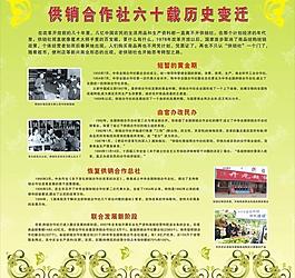 供銷合作社六十載歷史變遷圖片