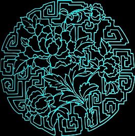 古典花紋