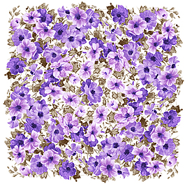 紫花底纹
