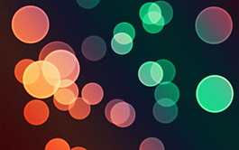 多張彩色光圈唯美背景