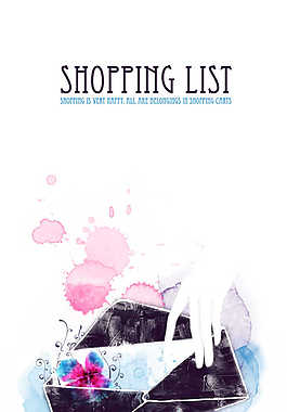 手中拿著的信封和墨點(diǎn)插畫